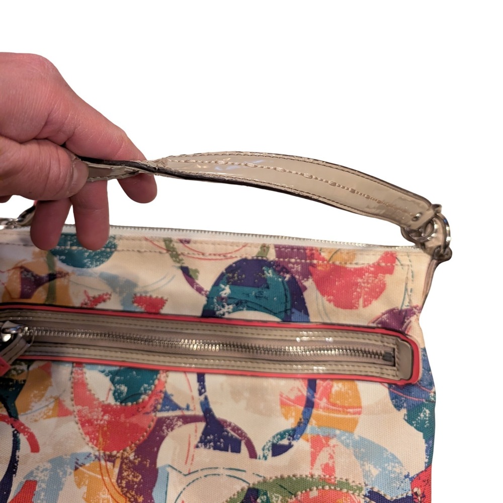 Coach Poppy Stamped C Hippie Shoulder Bag - Picture 7 of 12